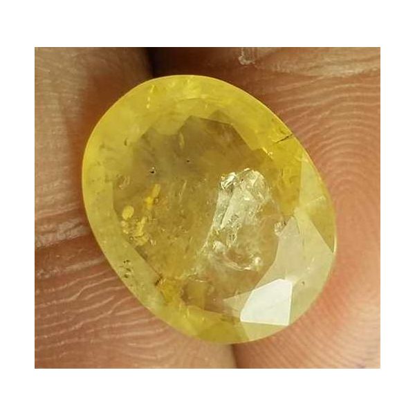 8.1 Carats Yellow Sapphire 14.20 x 11.15 x 5.20 mm