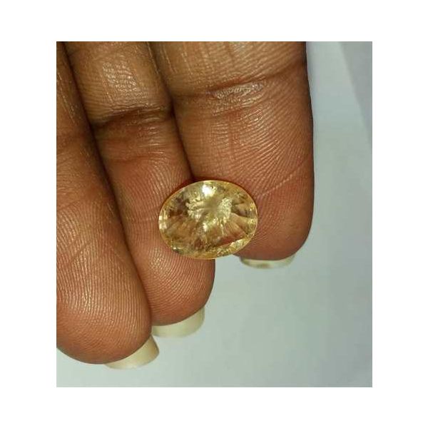 4.64 Carats Yellow Sapphire 10.65 x 8.55 x 5.80 mm