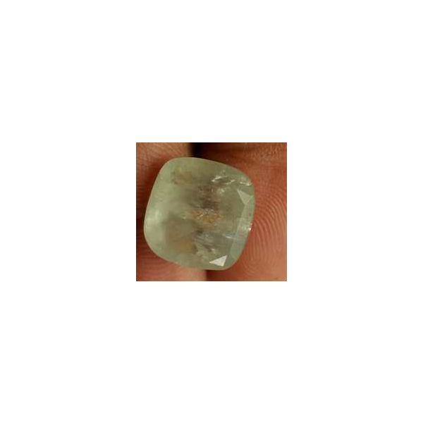 9.49 Carats Yellowish Green Sapphire 11.80 x 11.20 x 6.55 mm