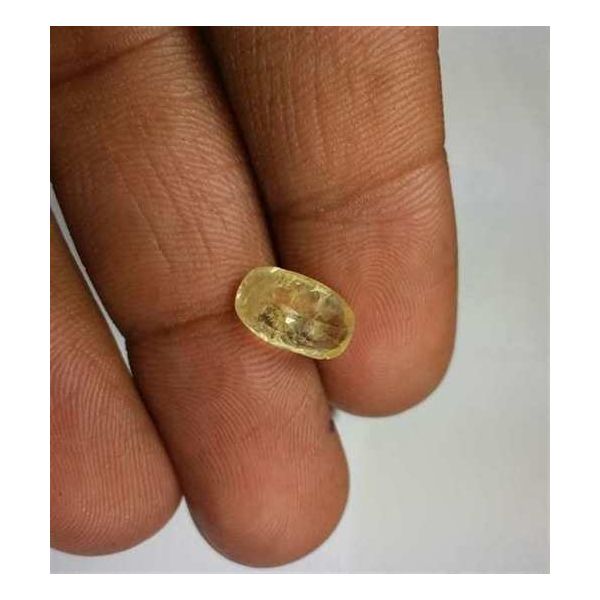 3.93 Carats Yellow Sapphire 10.83 x 6.62 x 5.85 mm