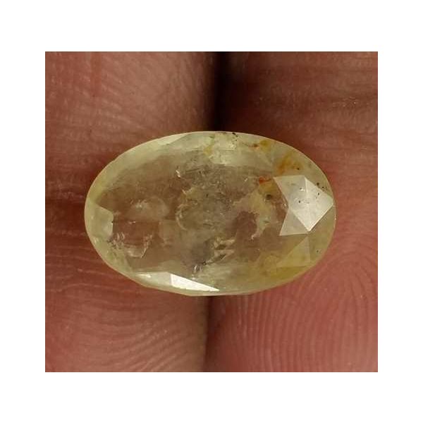 3.35 Carats Yellow Sapphire 11.25 x 7.64 x 3.90 mm