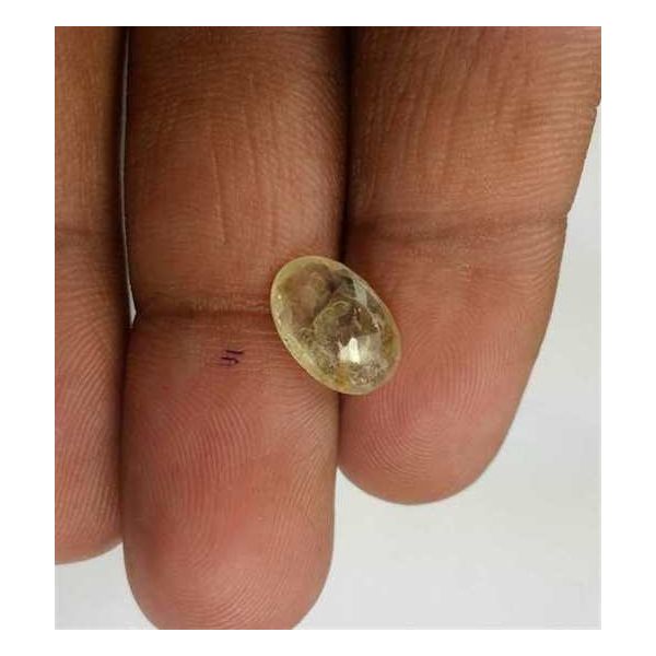 3.35 Carats Yellow Sapphire 11.25 x 7.64 x 3.90 mm