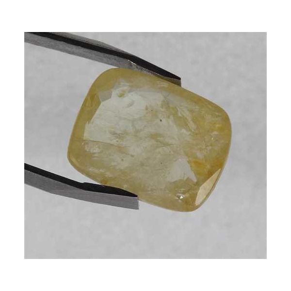 3.62 Carats Yellow Sapphire 10.58 x 7.74 x 4.45 mm