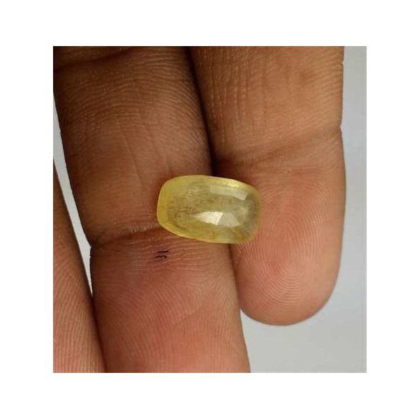 6.07 Carats Yellow Sapphire 12.05 x 7.70 x 5.74 mm