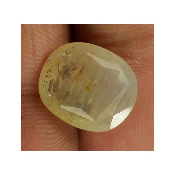 7.14 Carats Yellow Sapphire 12.82 x 7.77 x 4.20 mm