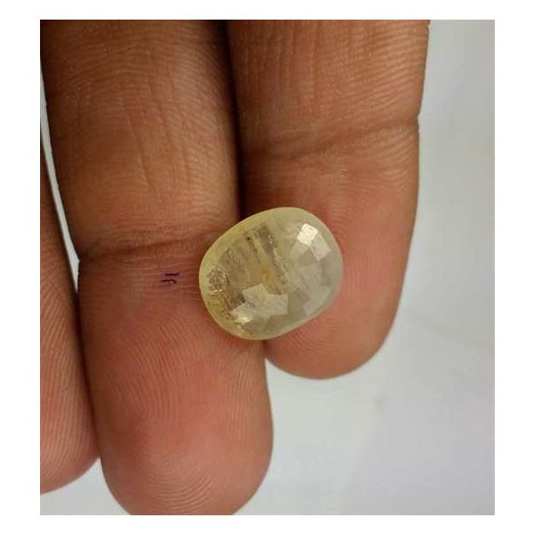 7.14 Carats Yellow Sapphire 12.82 x 7.77 x 4.20 mm