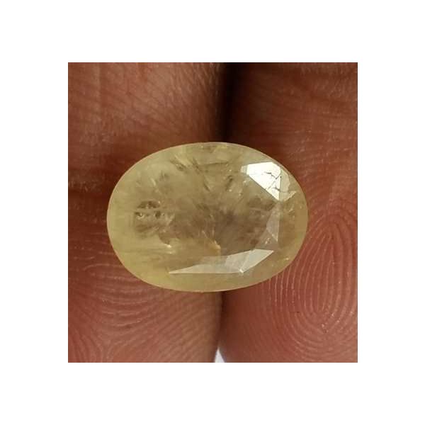 3.41 Carats Yellow Sapphire 10.65 x 7.97 x 3.93 mm