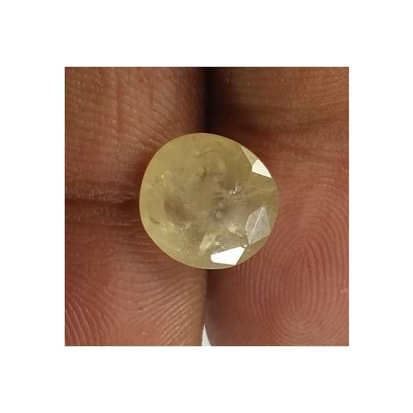 3.52 Carats Yellow Sapphire 9.16 x 8.80 x 4.51 mm