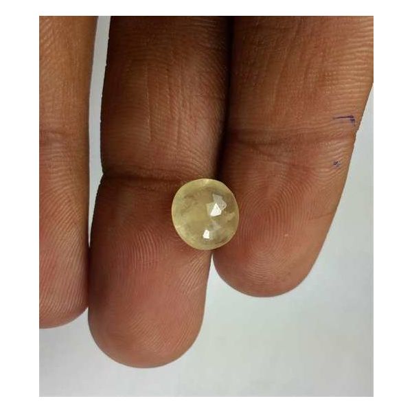 3.52 Carats Yellow Sapphire 9.16 x 8.80 x 4.51 mm