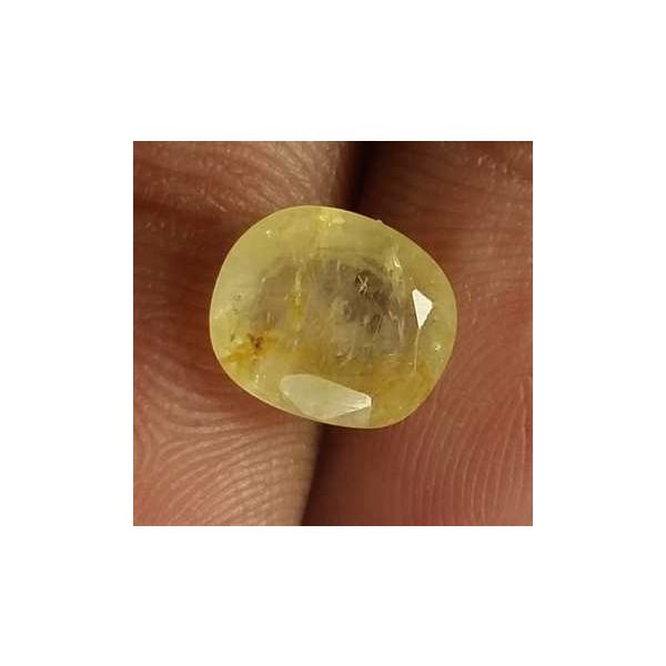 2.23 Carats Yellow Sapphire 8.15 x 7.00 x 3.73 mm