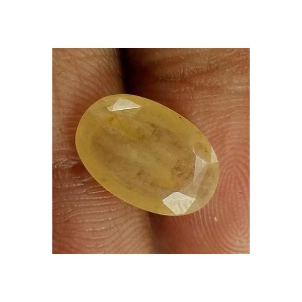 3.4 Carats Yellow Sapphire 12.35 x 8.00 x 3.25 mm