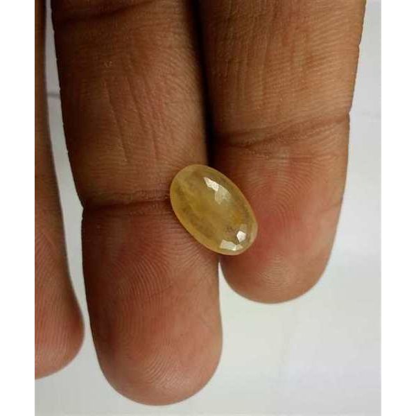 3.40 Carats Yellow Sapphire 12.35 x 8.00 x 3.25 mm