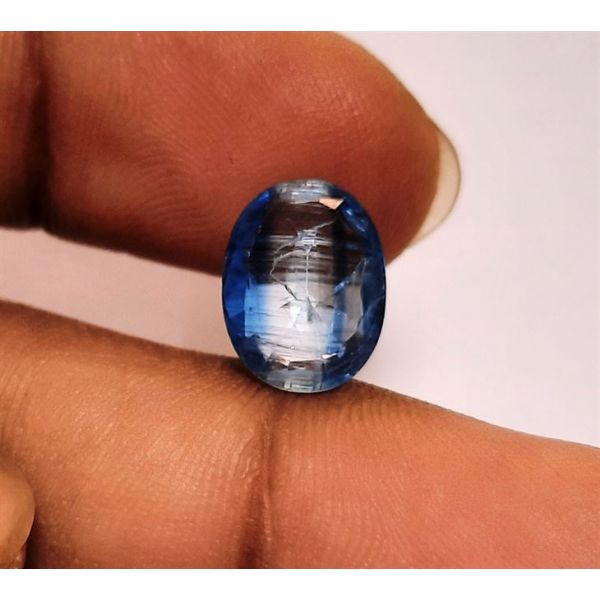 3.64 Carats Natural Blue Kyanite 11.85 x 9.13 x 3.80 mm