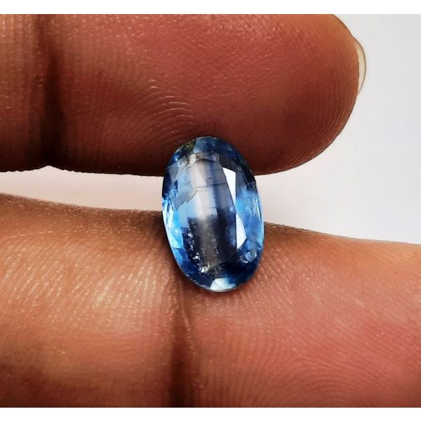 2.61 Carats Natural Blue Kyanite 11.32 x 7.16 x 3.48 mm