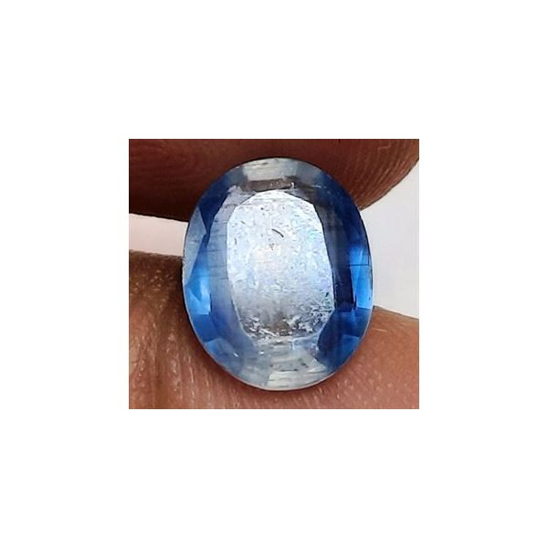 2.96 Carats Natural Blue Kyanite 10.50 x 8.80 x 3.61 mm
