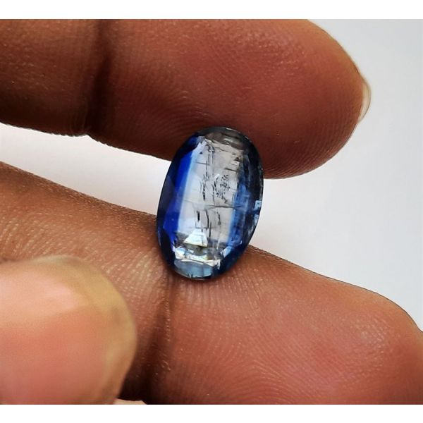 4.25 Carats Natural Blue Kyanite 13.12 x 8.70 x 4.05 mm