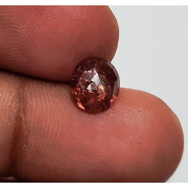 1.77  Carats Natural Orange Spinel 7.84 x 7.25 x 3.77 mm