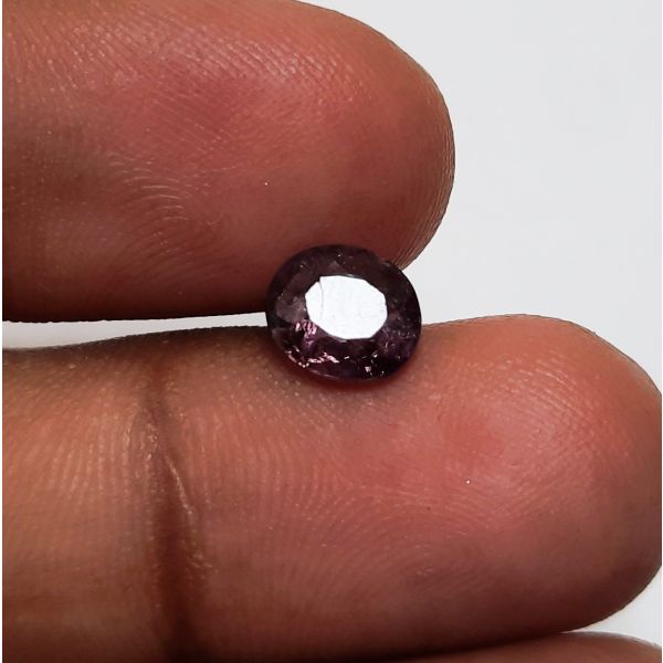 1.55 Carats Natural Purple Spinal 7.45 x 6.57 x 3.72 mm