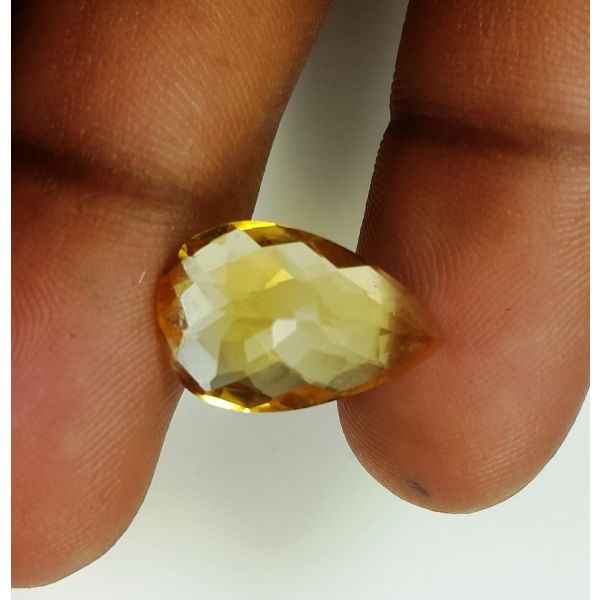 5.42 Carats Natural Yellow Citrine 17.17 x 11.10 x 5.85 mm