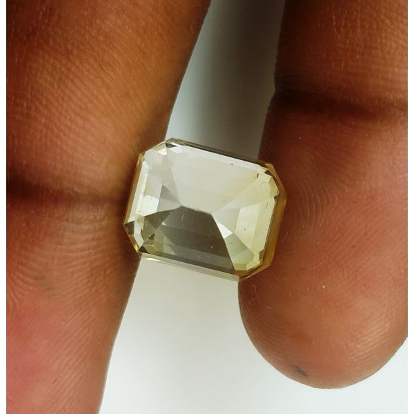 7.10 Carats Natural Yellow Citrine 12.41 x 9.99 x 8.02 mm