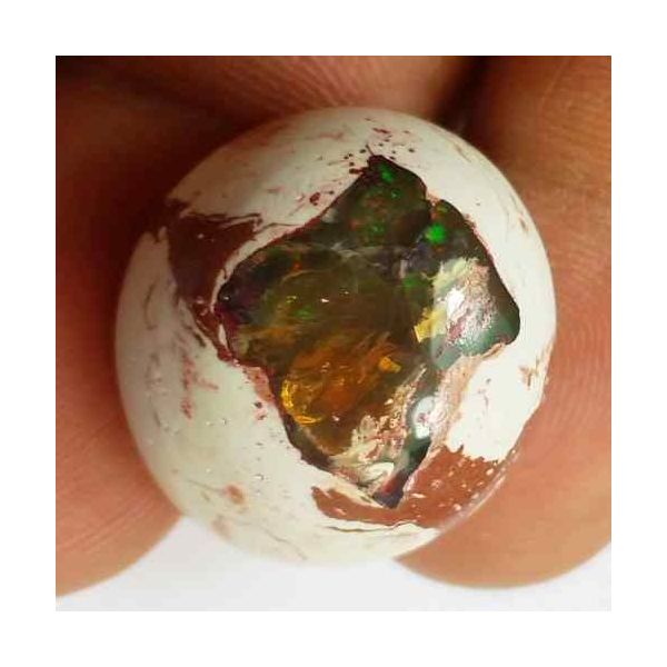 22.09 Carats Natural Mexicon Opal 22.24 x 18.79 x 9.47 mm