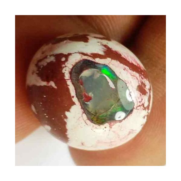 14.33 Carats Natural Mexicon Opal 18.42 x 16.42 x 7.41 mm
