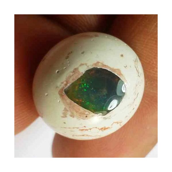 17.76 Carats Natural Mexicon Opal 17.86 x 16.53 x 9.58 mm