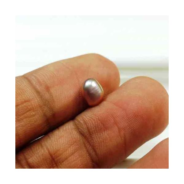 1.27 Carats Natural Venezuela Pearl 6.52 x 5.46 x 4.87 mm