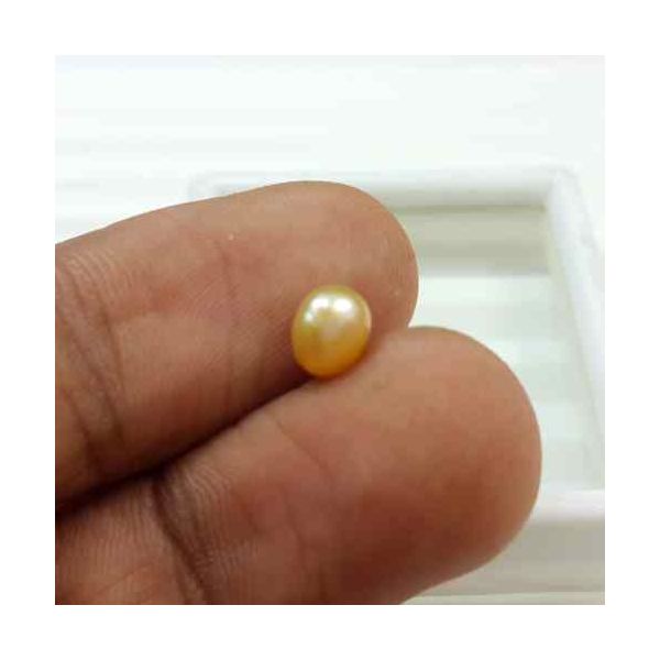 0.94 Carats Natural Venezuela Pearl 5.74 x 5.23 x 4.53 mm