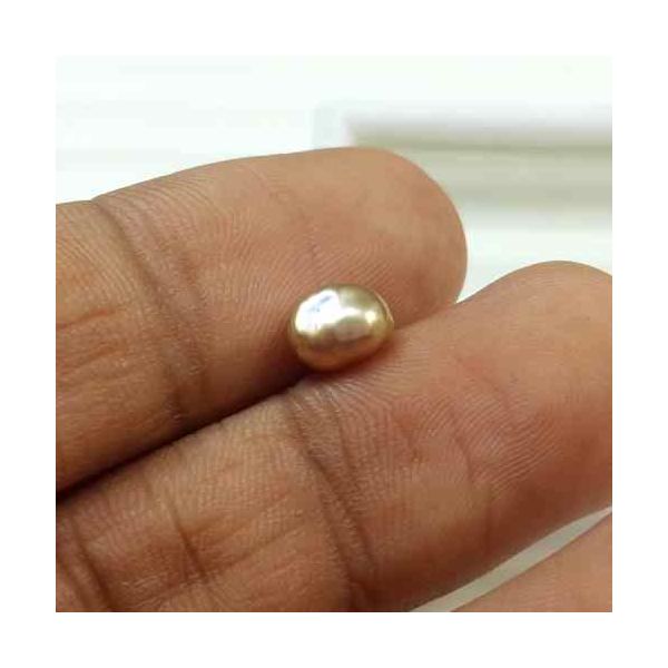 1.1 Carats Natural Venezuela Pearl 6.82 x 5.45 x 4.64 mm