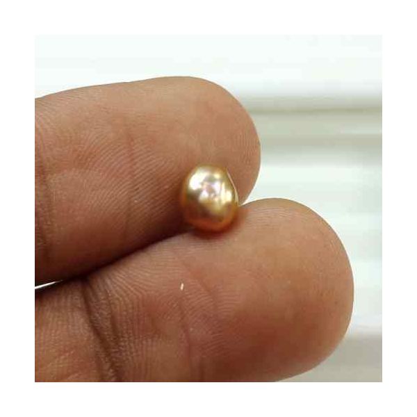 1.05 Carats Natural Venezuela Pearl 6.15 x 5.66 x 4.29 mm