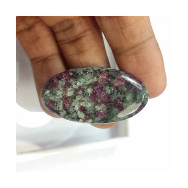 41.58 Carats Natural Eudialyte 38.06 x 22.07 x 4.71 mm