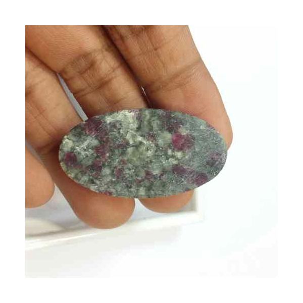 41.58 Carats Natural Eudialyte 38.06 x 22.07 x 4.71 mm