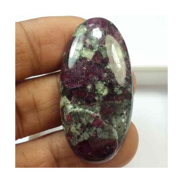 56.8 Carats Natural Eudialyte 41.38 x 22.43 x 5.97 mm