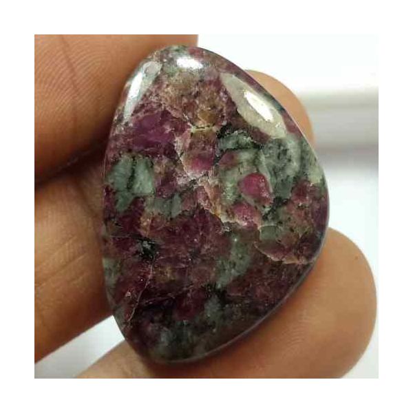 29.9 Carats Natural Eudialyte 28.09 x 22.52 x 4.75 mm