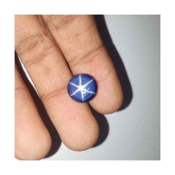 6.49 Carats Star Sapphire 11.60 x 11.35 x 4.63 mm