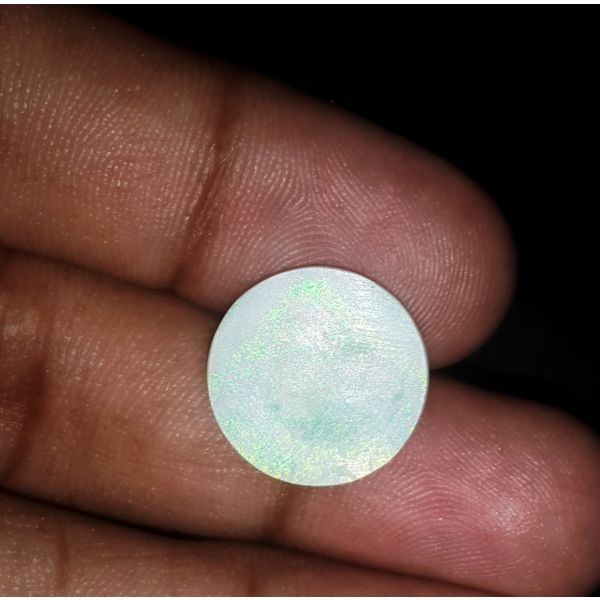3.66 Carats Natural Rainbow Opal 15.13 x 14.99 x 3.25 mm