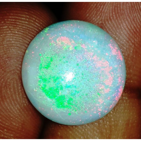 2.29 Carats Natural Rainbow Opal 12.75 x 12.68 x 2.82 mm