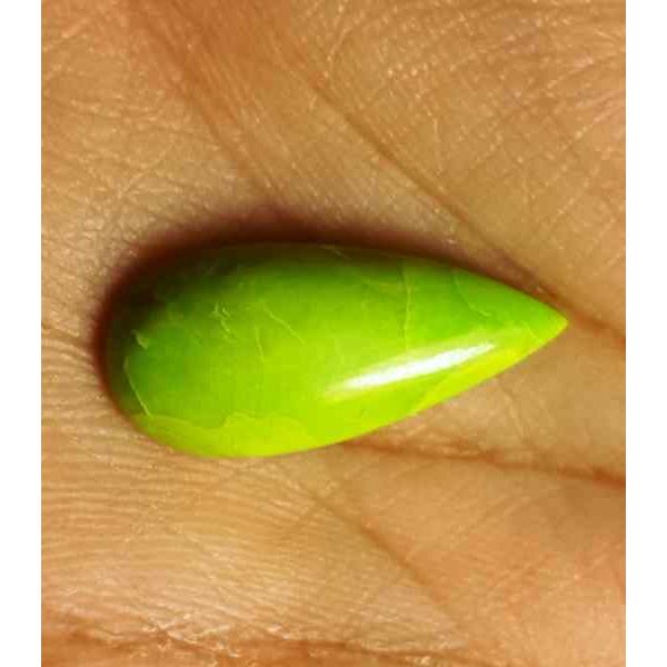 6.47 Carat Australia Yellowish Green Gaspeite 22.88 X 10.34 X 4.44 mm
