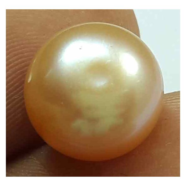 6.17 Carat Indian Pearl 9.95 X 9.87 X 7.62 mm
