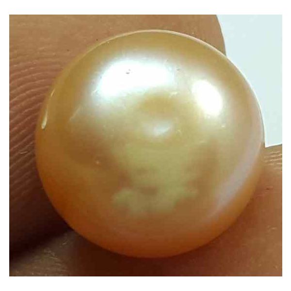 7.47 Carat Indian Pearl 11.03 X 11.03 X 7.80 mm