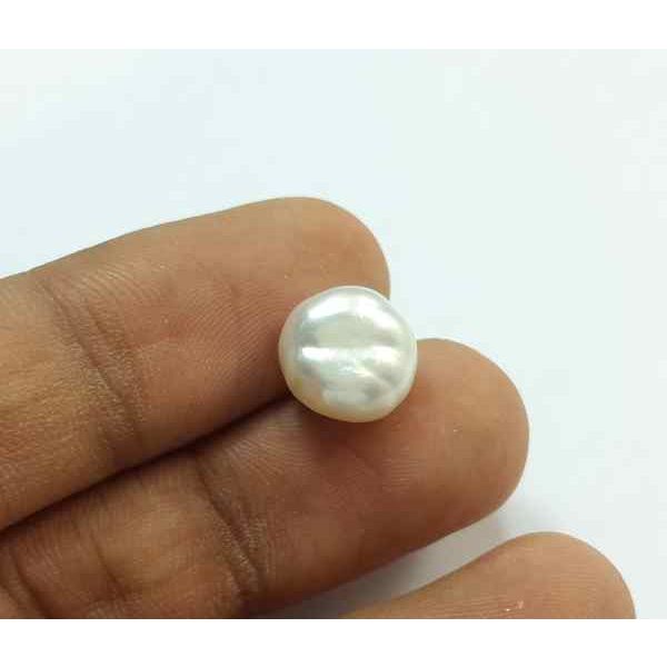 5.39 Carat Venezuela Pearl 10.02 X 9.84 X 7.57 mm