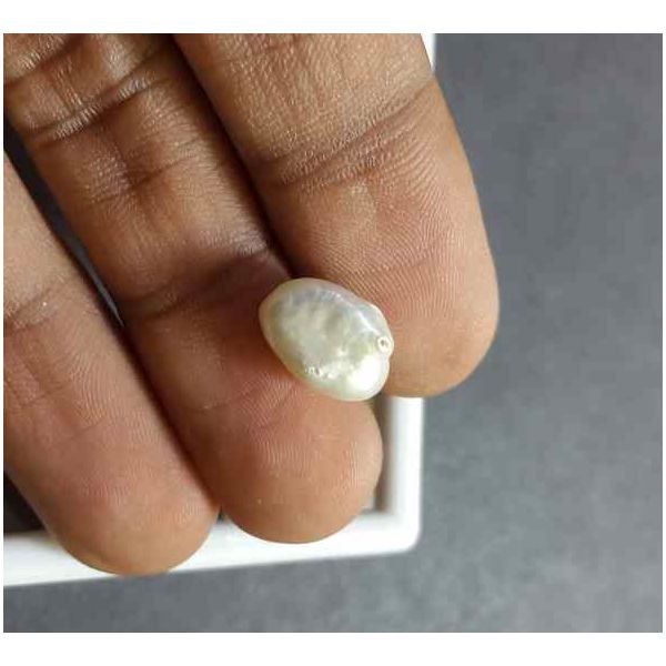 4.37 Carat Venezuela Pearl 12.01 X 8.03 X 8.11 mm