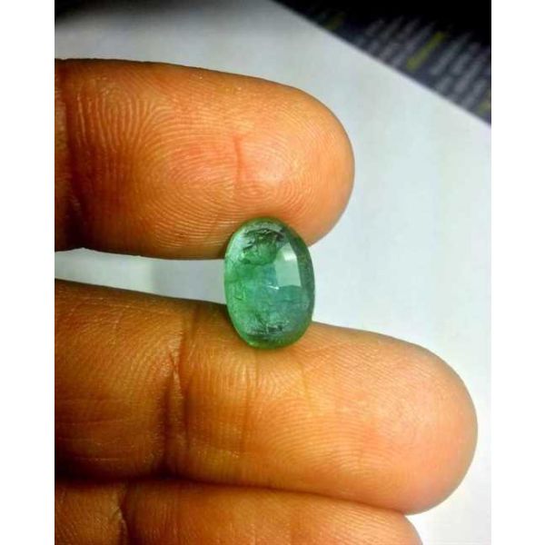 3.92 Carats Colombian Emerald 12.50 x 8.64 x 4.79 mm