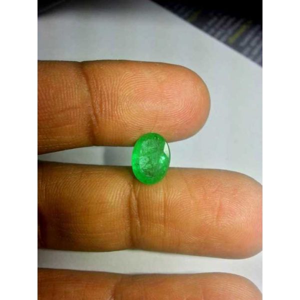 2.56 Carats Colombian Emerald 10.54 x 7.90 x 4.27 mm