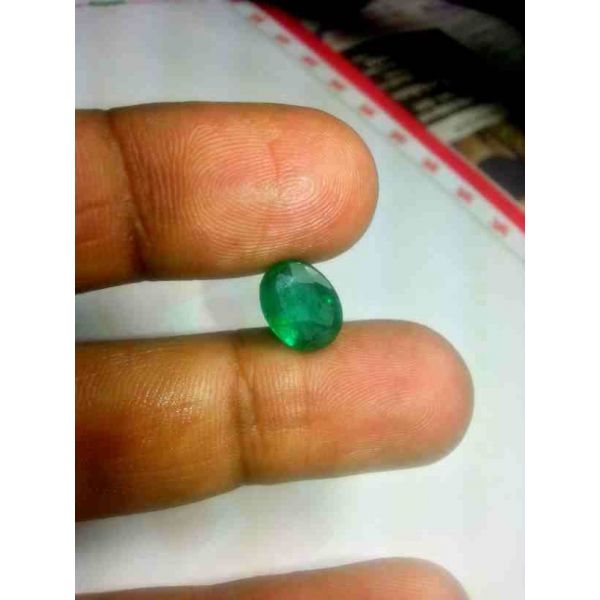 3.12 Carats Colombian Emerald 11.22 x 8.30 x 4.81 mm