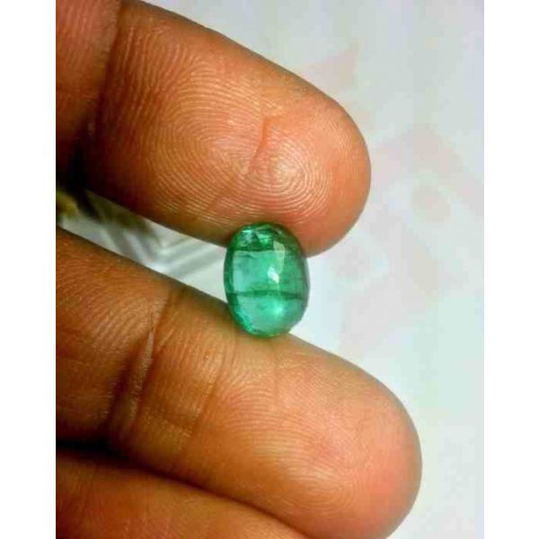 2.96 Carats Colombian Emerald 10.87 x 8.26 x 4.27 mm