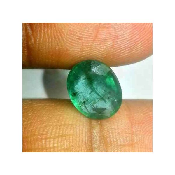 3.66 Carats Colombian Emerald 12.85 x 9.50 x 4.71 mm