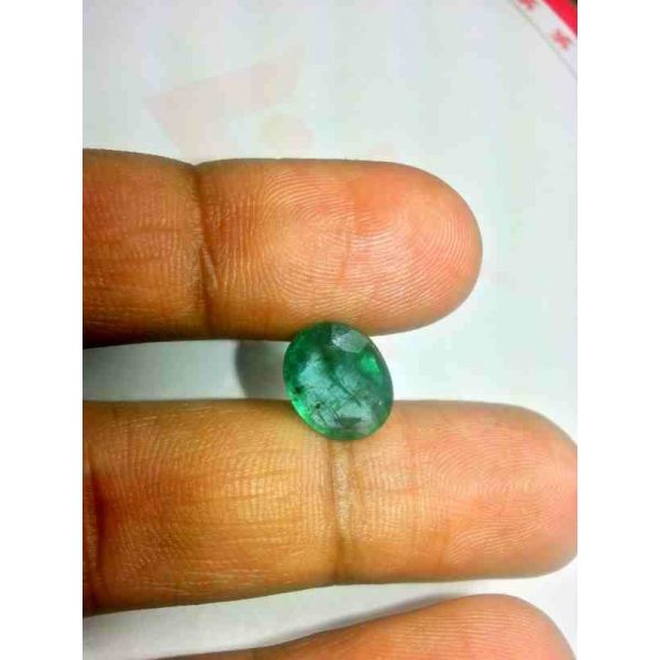 3.66 Carats Colombian Emerald 12.85 x 9.50 x 4.71 mm