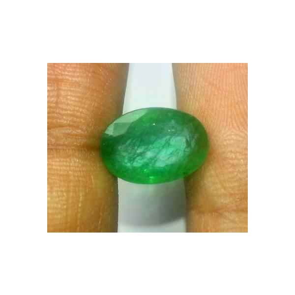 3.78 Carats Colombian Emerald 12.48 x 8.83 x 4.77 mm